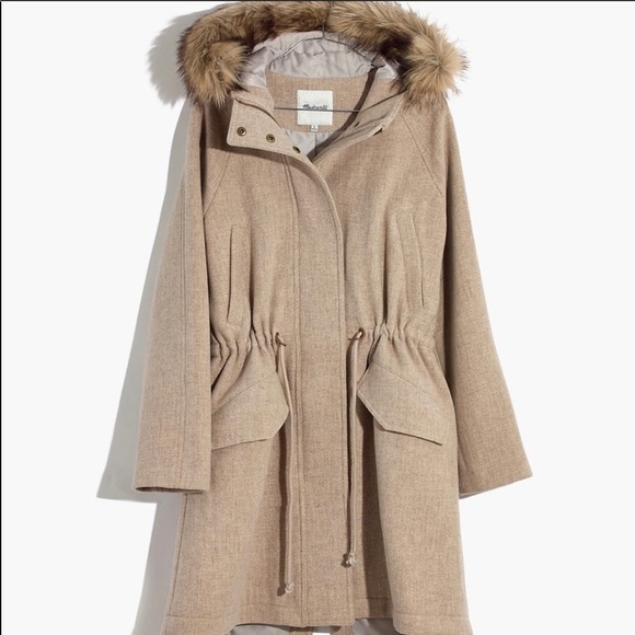 NWT Madewell Vancouver parka size small & medium - Picture 2 of 8